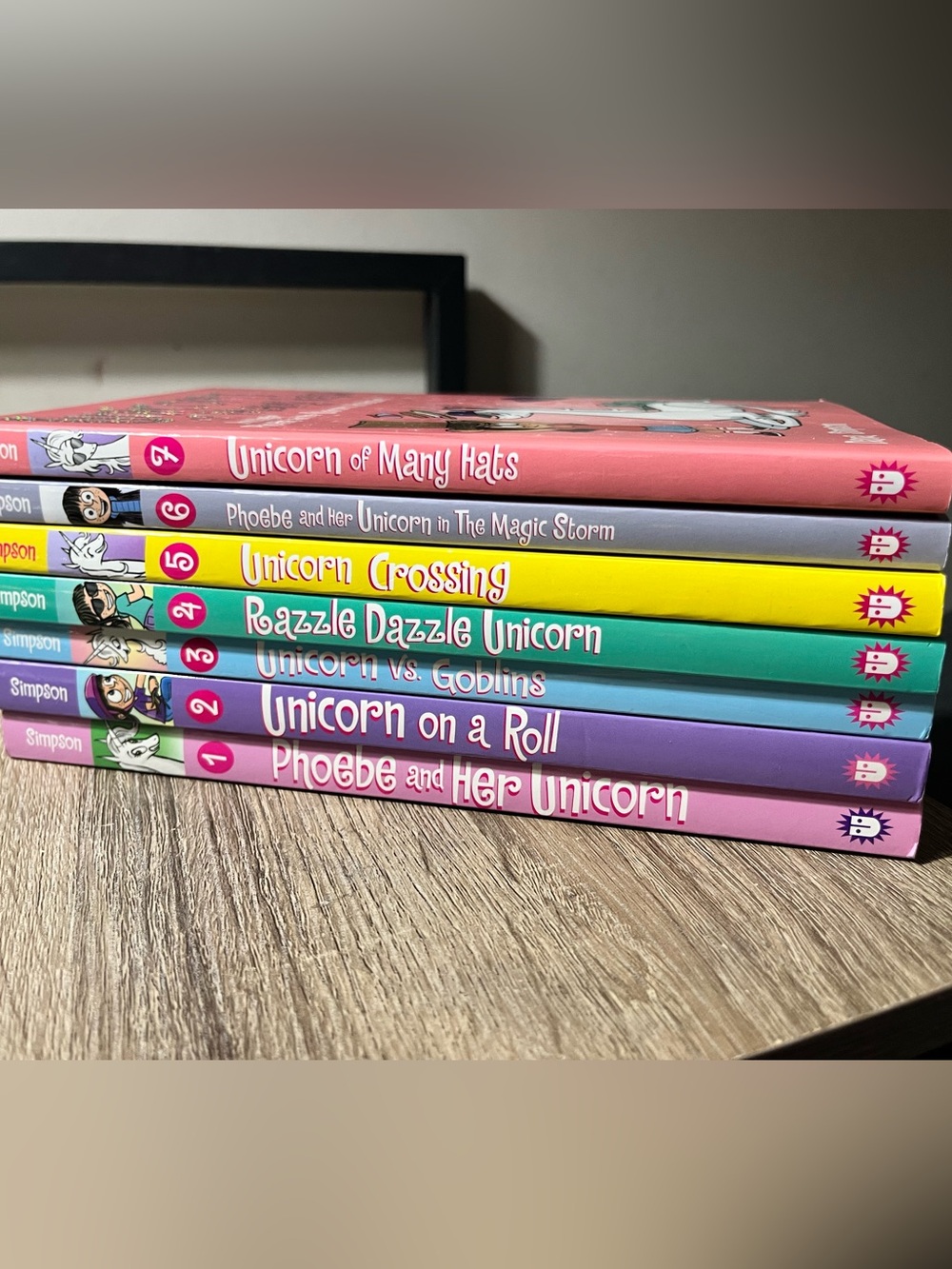 🦄 Phoebe and Her Unicorn Books 1–7 by: Dana Simpson Graphic Novel Bundle